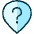 Style Three Pin Question Icon from Ultimate Duotone Set | Free Download as SVG Vector and Transparent PNG | Streamline icons