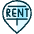 Style Three Pin Rent Icon from Ultimate Duotone Set | Free Download as SVG Vector and Transparent PNG | Streamline icons