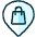 Style Three Pin Shopping Bag Icon from Ultimate Duotone Set