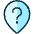 Style Two Pin Question Icon from Ultimate Duotone Set