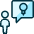 Messages People User Idea Icon from Ultimate Duotone Set