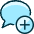 Messages Bubble Add Icon from Ultimate Duotone Set