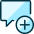 Messages Bubble Square Add Icon from Ultimate Duotone Set