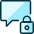 Messages Bubble Square Lock icon - Free transparent PNG, SVG. No sign up needed.