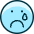 Smiley Sad Crying Icon from Ultimate Duotone Set | Free Download as SVG Vector and Transparent PNG | Streamline icons