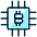 Crypto Currency Bitcoin Chip icon - Free transparent PNG, SVG. No sign up needed.