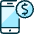 Smartphone Pay Dollar 2 icon - Free transparent PNG, SVG. No sign up needed.