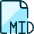 Audio File Mid 1 Icon from Ultimate Duotone Set
