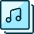 Playlist Album Icon from Ultimate Duotone Set