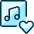 Playlist Heart Icon from Ultimate Duotone Set | Free Download as SVG Vector and Transparent PNG | Streamline icons