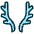 Deer Antlers Icon from Ultimate Duotone Set