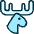 Moose Icon from Ultimate Duotone Set | Free Download as SVG Vector and Transparent PNG | Streamline icons