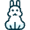Rabbit Body icon - Free transparent PNG, SVG. No sign up needed.