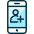 Phone Action Add User Icon from Ultimate Duotone Set | Free Download as SVG Vector and Transparent PNG | Streamline icons