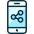 Phone Action Share Icon from Ultimate Duotone Set | Free Download as SVG Vector and Transparent PNG | Streamline icons