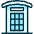 Phone Booth Icon from Ultimate Duotone Set