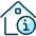 Real Estate Action House Information Icon from Ultimate Duotone Set