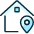 Real Estate Action House Pin Icon from Ultimate Duotone Set