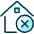 Real Estate Action House Remove Icon from Ultimate Duotone Set | Free Download as SVG Vector and Transparent PNG | Streamline icons