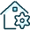 Real Estate Action House Settings Icon from Ultimate Duotone Set