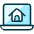 Real Estate App House Laptop 1 Icon from Ultimate Duotone Set