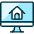 Real Estate App House Monitor Icon from Ultimate Duotone Set | Free Download as SVG Vector and Transparent PNG | Streamline icons