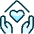 Real Estate Favorite Hands Heart Icon from Ultimate Duotone Set