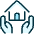 Real Estate Favorite Hold House Icon from Ultimate Duotone Set