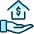 Real Estate Insurance Dollar Hand icon - Free transparent PNG, SVG. No sign up needed.