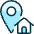 Real Estate Location House Pin 1 Icon from Ultimate Duotone Set