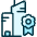 Real Estate Action Building Badge Icon from Ultimate Duotone Set