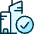 Real Estate Action Building Check Icon from Ultimate Duotone Set