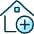 Real Estate Action House Add Icon from Ultimate Duotone Set