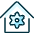Real Estate Action House Settings 1 Icon from Ultimate Duotone Set