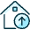Real Estate Action House Upload Icon from Ultimate Duotone Set