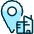 Real Estate Location Building Pin Icon from Ultimate Duotone Set