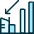 Real Estate Market Building Decrease Icon from Ultimate Duotone Set