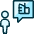 Real Estate Message Person Building 1 Icon from Ultimate Duotone Set