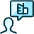 Real Estate Message Person Building Icon from Ultimate Duotone Set