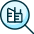 Real Estate Search Building Icon from Ultimate Duotone Set