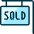 Real Estate Sign Board Sold 1 Icon from Ultimate Duotone Set