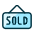 Real Estate Sign Board Sold Icon from Ultimate Duotone Set | Free Download as SVG Vector and Transparent PNG | Streamline icons