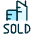 Real Estate Sign Building Sold Icon from Ultimate Duotone Set | Free Download as SVG Vector and Transparent PNG | Streamline icons