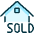 Real Estate Sign House Sold Icon from Ultimate Duotone Set