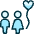 Dating Couple Balloon icon - Free transparent PNG, SVG. No sign up needed.
