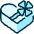 Love Gift Box Heart Icon from Ultimate Duotone Set | Free Download as SVG Vector and Transparent PNG | Streamline icons