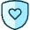 Love Shield Icon from Ultimate Duotone Set | Free Download as SVG Vector and Transparent PNG | Streamline icons