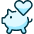 Wedding Money Piggy Icon from Ultimate Duotone Set