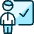 School Teacher Correct Icon from Ultimate Duotone Set