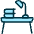 Study Desk Icon from Ultimate Duotone Set